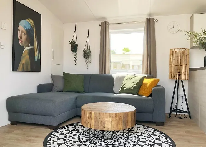 木屋 555 Op Recreatiepark De Wielen *